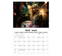 2026 Fairy Calendar | Enchanting Fairies Wall Calendar Decor | Home Fantasy Art Daily Planner Organizer Decor for Kitchen Living Room Study Offices Dorm Apartment