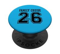 2026 Family Cruise Squad Matching Friend Group Team Vacances PopSockets PopGrip Adhésif