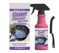 2026 Fast-Acting Heavy-Duty Grill Degreaser Spray, Safe BBQ Heavy Duty Cleaner for Burnt Food & Grease, for Stubborn Splatters, Stove Top (1PCS)