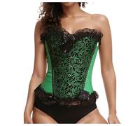 2026 Femme Corset UNE Robe de Mariée Corset Taille Européenne Forme du Corps Sous-vêtements, vert, XXL