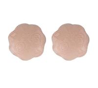 2026 Femmes Dentelles Silicone Pasties Pétales de Poitrine Réutilisable Auto-adhésif Silicone Cache-tétons Invisible Cache-tétons Pasties Self Petals Pad Pasties, beige, taille unique