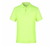 2026 - Femmes Hommes Été Respirant Mode Travail Décontracté Bouton Down Couleur Unie Chemise à Manches Courtes T-shirt Top Femme Élégant Chemisier, Vert clair., S