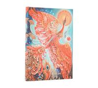 Paperblanks – Agenda mini Firebird (Birds of Happiness) 18 mois, couverture flexi, 2025-2026