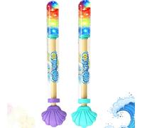2026 Firework Water Gun with Lights,Firework Water Spray Gun,High Pressure Pull-Out Sprinkler Spray Toys for Bathing, Pool, Party Entertainment (2PCS-C)