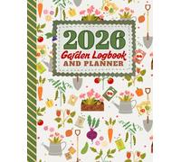 2026 Garden Logbook And Planner: 8.5x11 Dated / Large Monthly Gardening Journal / With Charts - Dotted Grid - Line Notebook Pages to Plan Your DIY Dream / Organizer Gift / Colorful Boho Pattern Cover