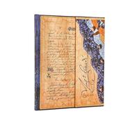 2026 Gaudi, The Manuscript of Reus (Embellished Manuscripts Collection) Ultra 18-month Vertical Hardcover Flexi Dayplanner 2025-2026 (Wrap Closure)