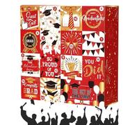 2026 Graduation Party Card Box, Advent Graduation Boxs | 2026 Self-Assembly 16-Day Countdown | Grad Congratulation Packaging Inner Box For Graduates Students High School College Party Ceremony