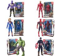 2026 Grande réduction Prix de gros Jouets Marvel Anime, Spider-Man, Hulk, Iron Man, Série de figurines lumineuses, Cadeaux pour enfants 7