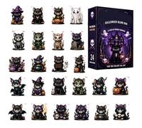 2026 Halloween Countdown Calendar, 24 Days Acrylic Cat