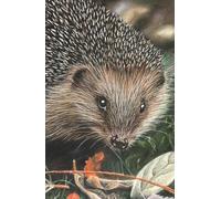 2026 Hard Back Diary with Hedgehog artwork by Sally Sturgess Pet Portraits & Wildlife Art. Week per page with UK holidays, pagan festivals and moon phases: Supports a UK artist