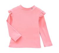 2026 Hauts à manches longues pour filles pour l'automne et l'hiver. T-shirts décontractés confortables pour les tout-petits et les grands enfants. Doux et respirant. Pour un usage quotidien., Rose, 2