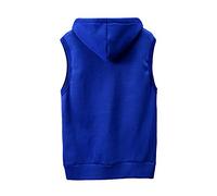 2026 - Hommes Solide Capuche Hauts Mode Blouses Chemise Slim Manteaux & Vestes Histoire Ouest Août Winkler, bleu, M