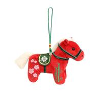 2026 Horse Mascot - Plush Pendant, Horse Toy, Newyear Ornament, Soft Hanging Plush, Kids Gift Figurine, Holiday Keepsake, Car Accessory Charm | Good Luck Charm for Kids Teens Adults Holid