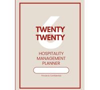 2026 Hospitality Management Planner
