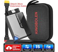 2026 HOT KINGBOLEN Ediag Elite Lifetime Free Update Car Diagnostic Tools Tout le système 15 réinitialise bidirectionnel Test Auto Scanner OBD2 avec câble d'extension de 36cm