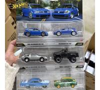 2026 Hot Wheels HBL96 Retour vers le futur - Ensemble exclusif premium de 2 véhicules jouets Volkswagen Golf et Ford Anglia Car Culture Back to the future