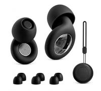 2026 Hushnixi Earplugs for Snoring - 35dB Noise Reduction Hushnixi Earplugs for Sleeping Pro, Reusable Waterproof Silicone Quiet Earbuds for Snoring, Work, Travel, Focus, Study&Concert (Black)