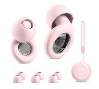 2026 Hushnixi Earplugs for Snoring - 35dB Noise Reduction Hushnixi Earplugs for Sleeping Pro, Reusable Waterproof Silicone Quiet Earbuds for Snoring, Work, Travel, Focus, Study&Concert (Pink)