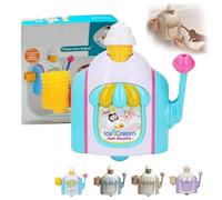 2026 Ice Cream Bath Toy, Bath Ice Cream Foam Maker, Bubble Maker Toy, Powerful Suction Delicate, Christmas Birthday Gifts Suitable for Boys Girls (Multicolored)