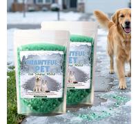 2026 Ice & Snow Melt - Sel gemme granulaire à action rapide pour allées et trottoirs, agent de fonte de neige, formule à faible corrosion pour les allées, trottoirs et cours (2 pièces)