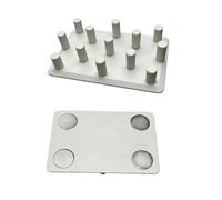 2026 Insert d'alimentation lente compatible avec la mangeoire automatique Petlibro RFID, design 13 pour une alimentation contrôlée, chats inclinés et sans coincement (blanc, taille unique)