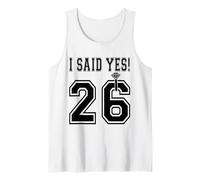 2026 J'Ai Dit Oui ! La Future mariée Sera fiançailles Bachelorette Débardeur