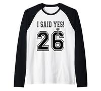 2026 J'Ai Dit Oui ! La Future mariée Sera fiançailles Bachelorette Manche Raglan