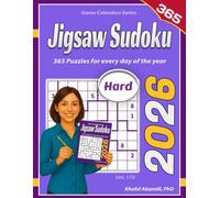 2026 Jigsaw Sudoku: 365 Hard (9x9) Puzzles for Every Day of the Year