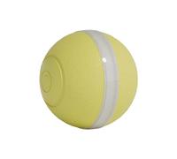 2026 Jouet pour chat rechargeable et lumineux - Saute interactive, évite les obstacles, roule - avec lumière LED - pour l'intérieur, jouer, s'entraîner pour le divertissement (jaune, A)