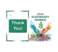 2026 Journal - 2026 Ecotherapy Diary Writing Notebook, Daily Note Taking Journal, Stationery Category, Nature Green For Adults Men Women Students Home Office School Travel Business Planning