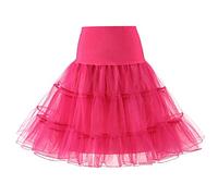 2026 - Jupe Femmes Jupe Jupe pour Adulte Qualité Danse Haute Courte Taille Haute Plis Chimie, Rose, L