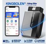 2026 KINGBOLEN Ediag Elite Scanner OBD2 Bluetooth, Mise à jour gratuite à vie, Outil de diagnostic bidirectionnel pour iOS et Android ediag elite with cable
