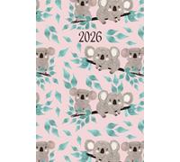 2026 Koala Diary: CUTE GIFT FOR HER to get organized and keep track of dates, daily habits, monthly expenses and TO DO list