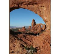 2026: Large Monthly Calendar Planner - Arches National Park Turret Arch
