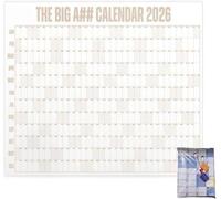 2026 Large XXL Dry Erase Wall Calendar with Yearly Overview and Color Coded Organization for Efficient Planning