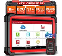 2026 LAUNCH X431 CRP919E BT Outils de diagnostic automobile français CAN FD DOIP Tous systèmes Codage ECU Test actif 31 réinitialisations Scanner OBD DBScar VII Global Version