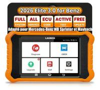 2026 LAUNCH X431 Elite 3.0 pour Mercedes-Benz Sprinter Maybach bi-directionnel Valise Diagnostic Auto Outil de Diagnostic Complet