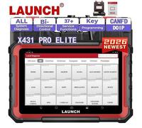 2026 LAUNCH X431 PRO Elite Outil de Diagnostic Auto avec CANFD DOIP Bidirectionnel Codage ECU Valise Diagnostic OBD2 Scanner