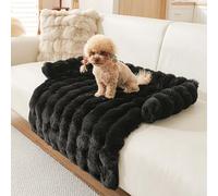 2026 Lit luxueux et douillet pour chien, en voiture, avec bords surélevés, imperméable et antidérapant, donne aux chiens un sentiment de sécurité et de chaleur (noir, M)