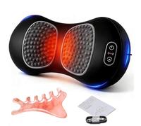 2026 LombaTech 3 en 1 Décompression Vertébrale à Domicile, Masseur Lombaire Et Sciatique Avec Chauffage Et Vibrations, Soutien Dorsal Ergonomique, Alignement De La Colonne Vertébrale, Sommeil (Noir)