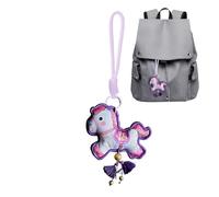 2026 Lunar New Year Horse Ornament - Embroidered Sachet Pendant, Auspicious Design | Creative Chinese Style Hanging Decor for Kids Friends Family Home Car Door Backpack Bag