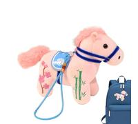 2026 Mascotte Cheval Du Nouvel An Chinois - Ornement De Sac En Peluche - Peluche De La Fête Du Printemps | Pour Adultes Passionnés De Mode Étudiants Collectionneurs Fête D Anniversaire École Voyage Sh