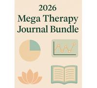 2026 Mega Therapy Journal Bundle: Mental Health Worksheets, Anxiety Relief Tools, Self-Care Trackers, Mood & Medication Logs, and Guided Healing Exercises