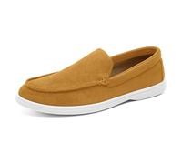2026 Mocassins en Daim pour Hommes, Chaussures Classiques décontractées, Plates et Confortables, Chaussures de Conduite légères, Chaussures Bateau (YE2, 38)
