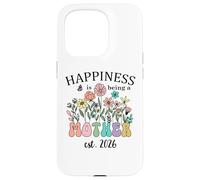 2026 Mom to Be Happiness is Being a Mother Soon to Be Mommy Coque pour iPhone 15 Pro