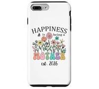 2026 Mom to Be Happiness is Being a Mother Soon to Be Mommy Coque pour iPhone 7 Plus/8 Plus