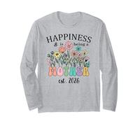 2026 Mom to Be Happiness is Being a Mother Soon to Be Mommy Manche Longue