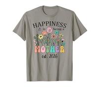 2026 Mom to Be Happiness is Being a Mother Soon to Be Mommy T-Shirt