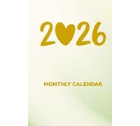 2026 Monthly Planner 12 Month Calendar Sunday Start US Holidays Large Print: Organize Your Year with Monthly Planning Pages and Room for Notes