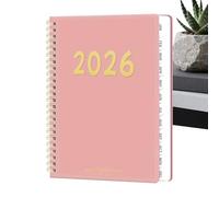 2026 Monthly Planner - 12-Month Spiral Bound Yearly Notebook, Weekly and Monthly Planning for School, Work, Students, Women, Teachers, Family, Home, and College Organizers